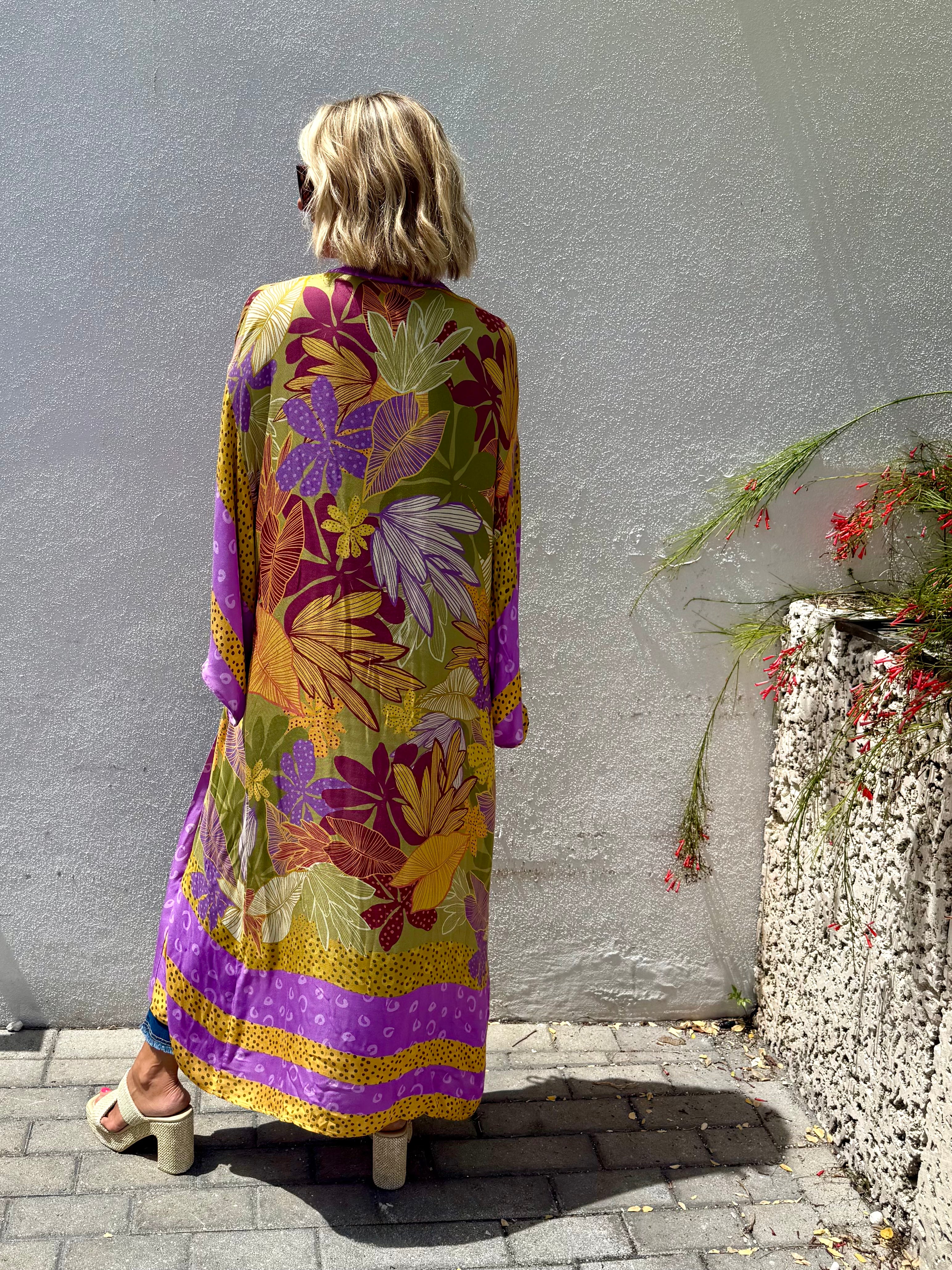 Saffron Jungle Kimono