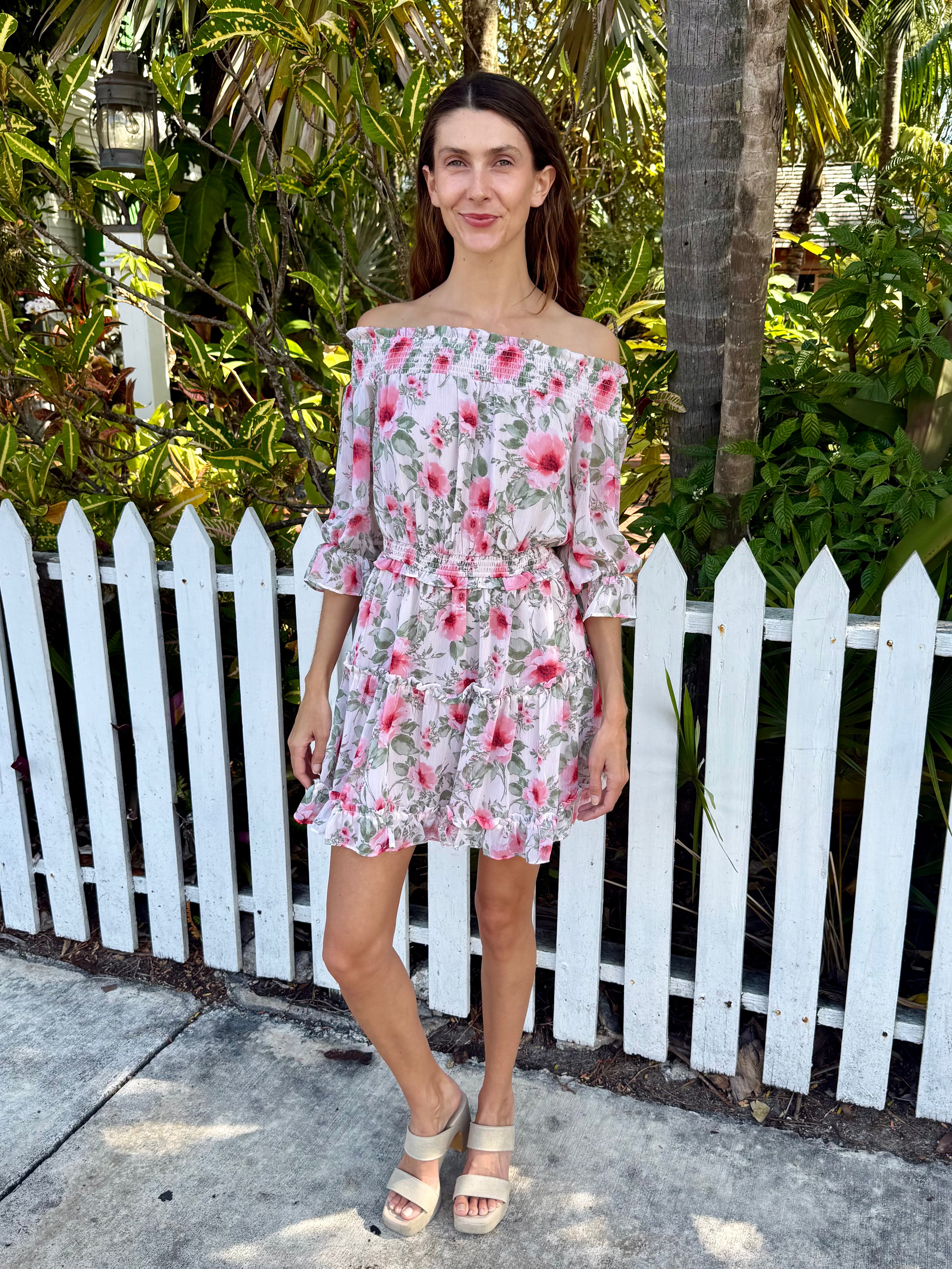 The Rosy Mini Dress