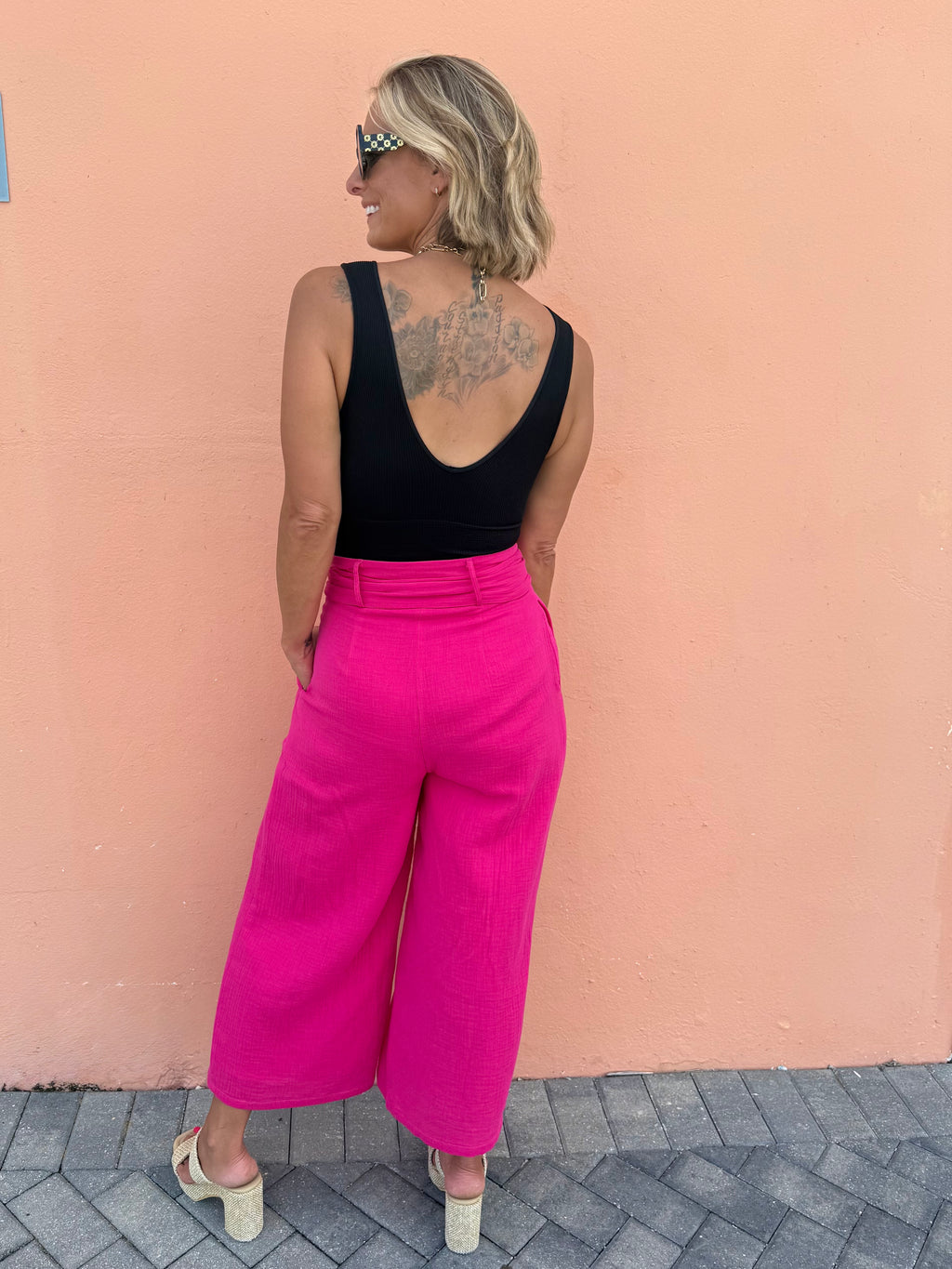 Love my Gauze Cotton Wide Leg Pants