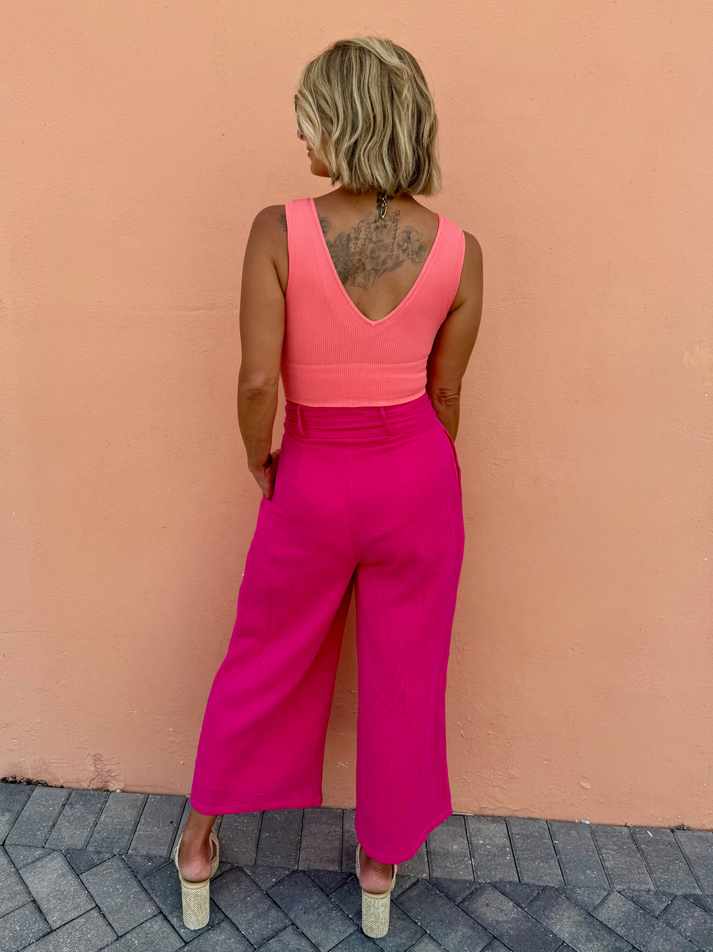 Love my Gauze Cotton Wide Leg Pants