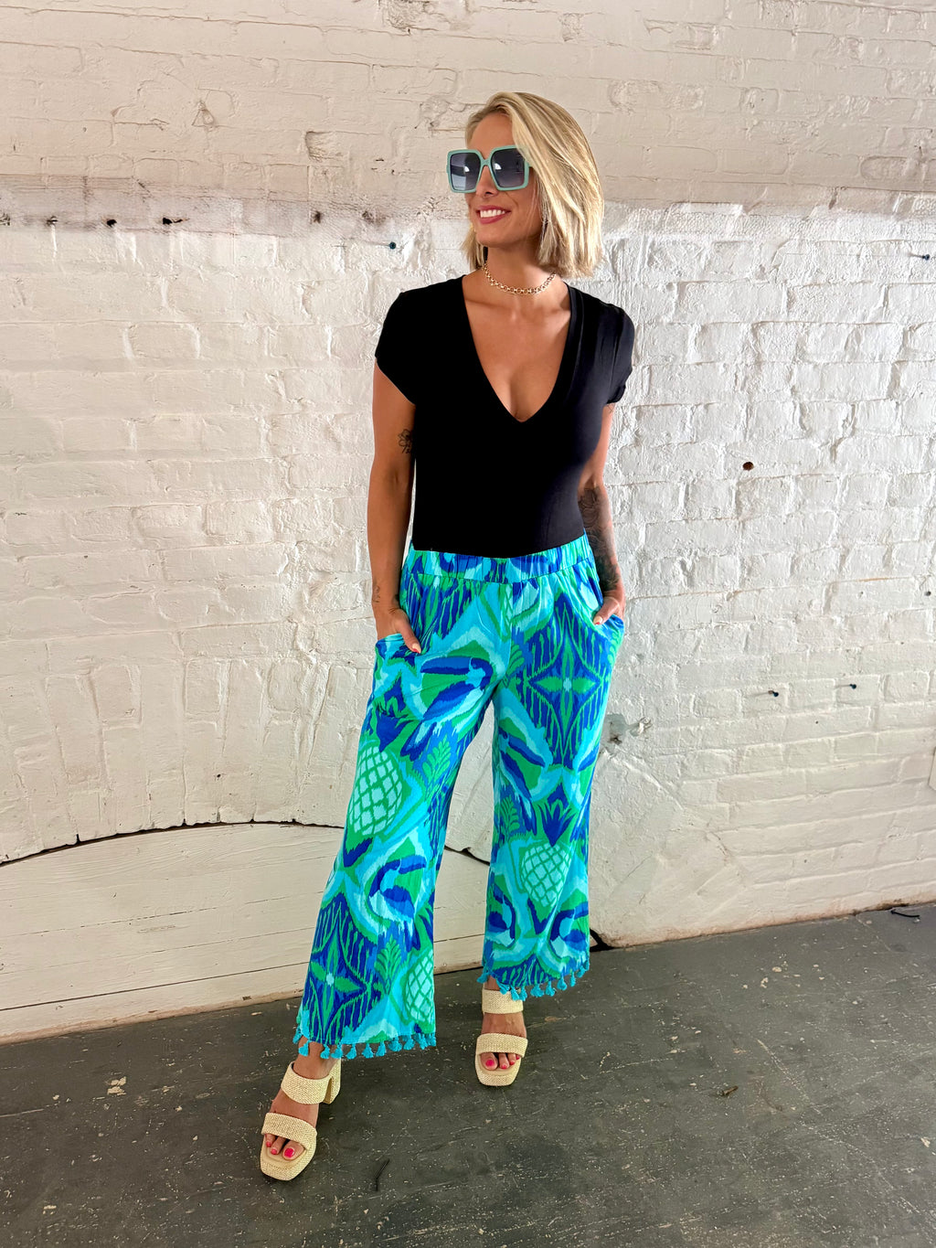 Blue Lagoon Culottes
