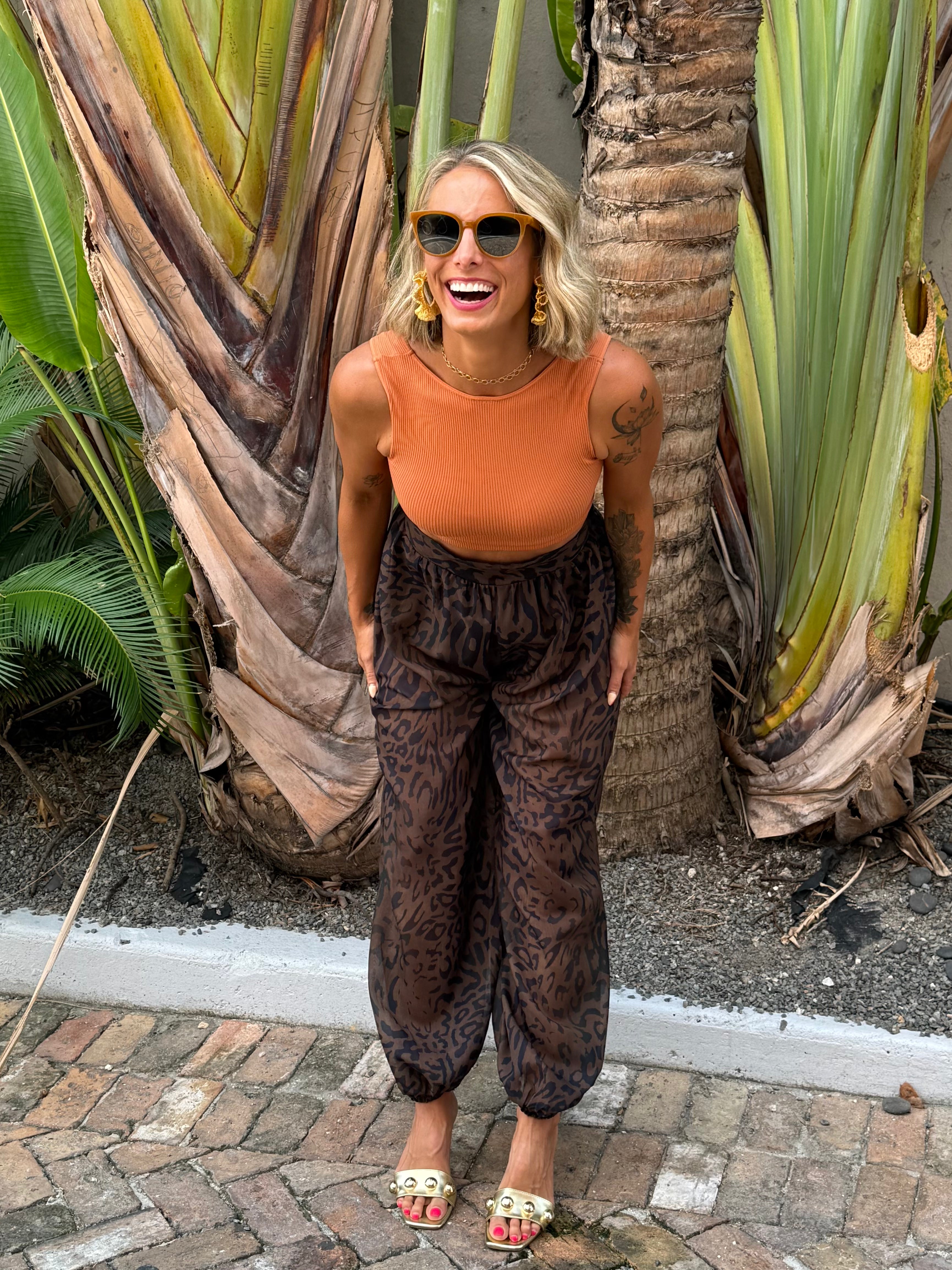 Untamed Leopard Pants