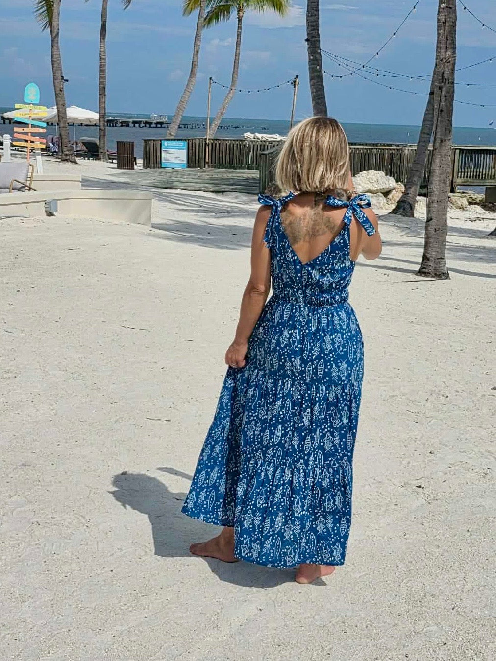 Blue Tide Maxi Dress