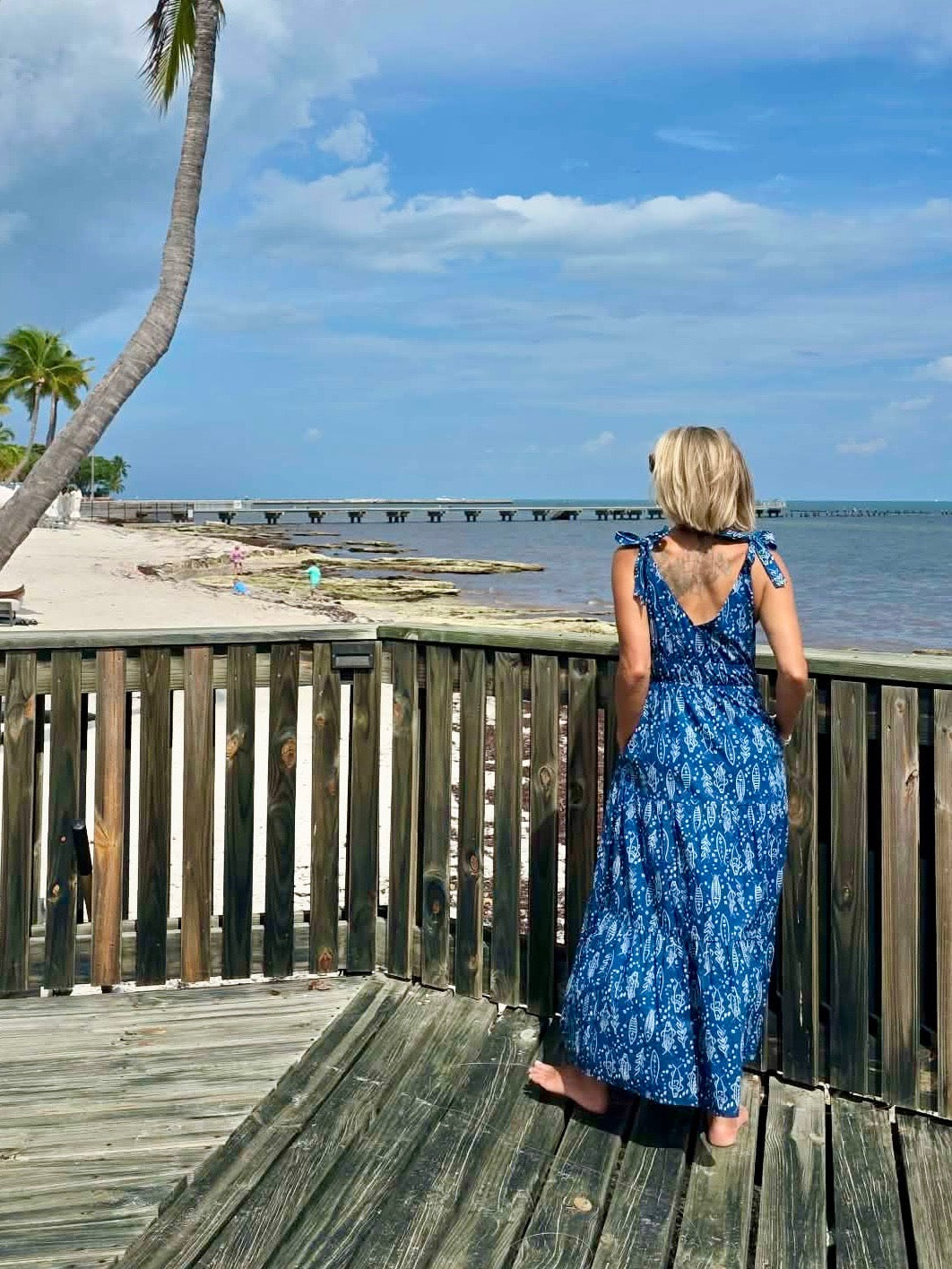 Blue Tide Maxi Dress
