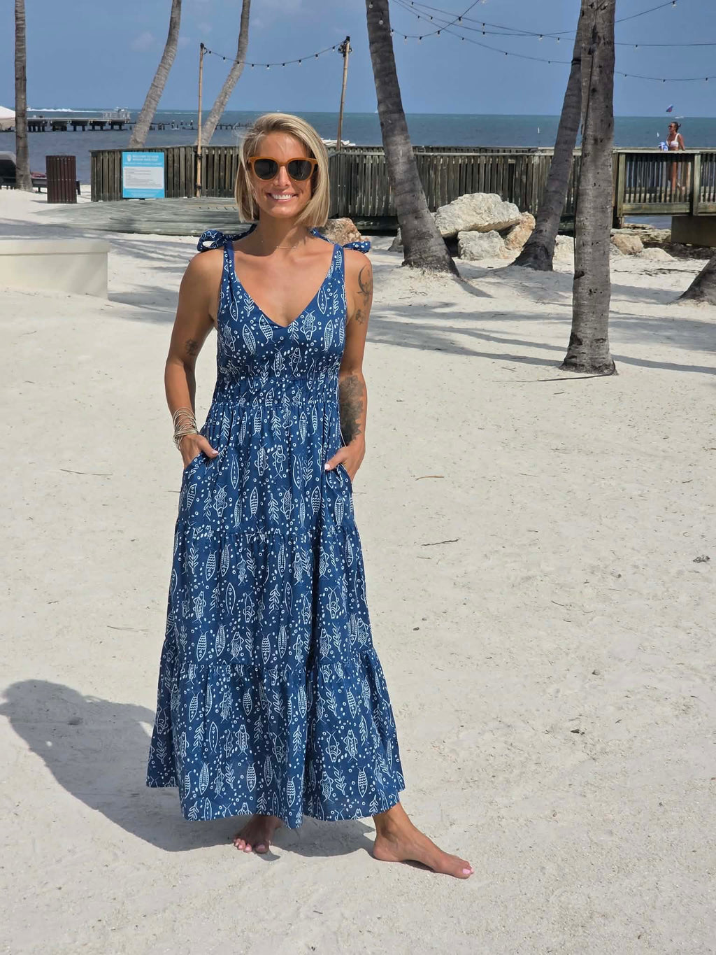 Blue Tide Maxi Dress