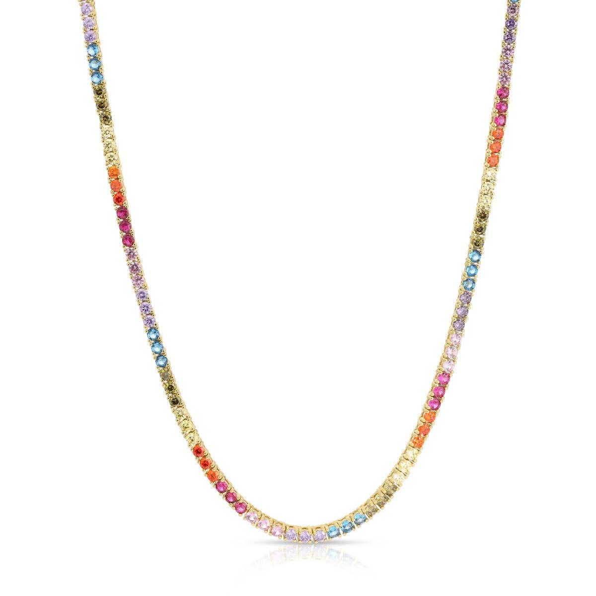 Rainbow Dreams Tennis Necklace