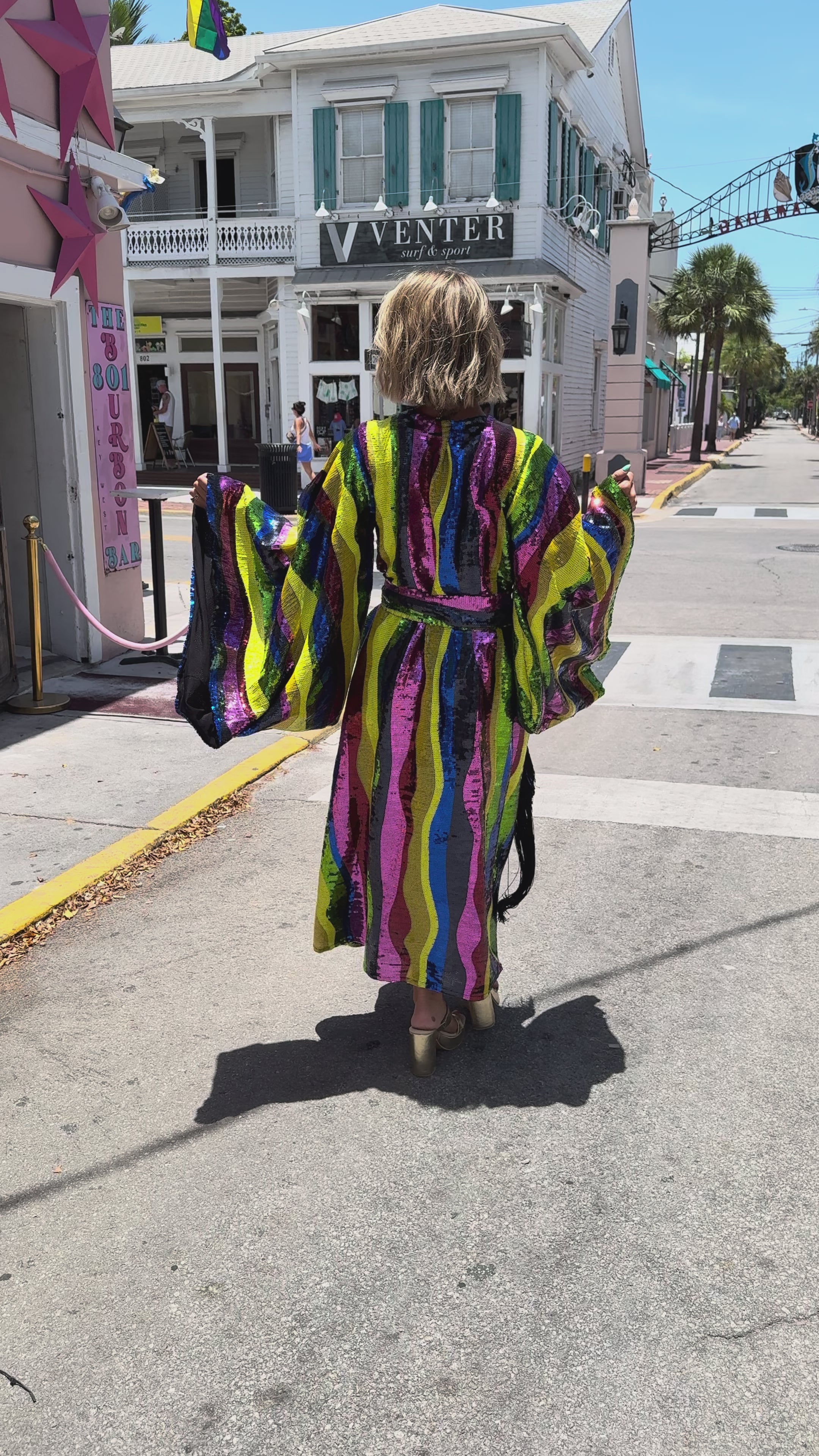 Sequin Sunshine Kimono