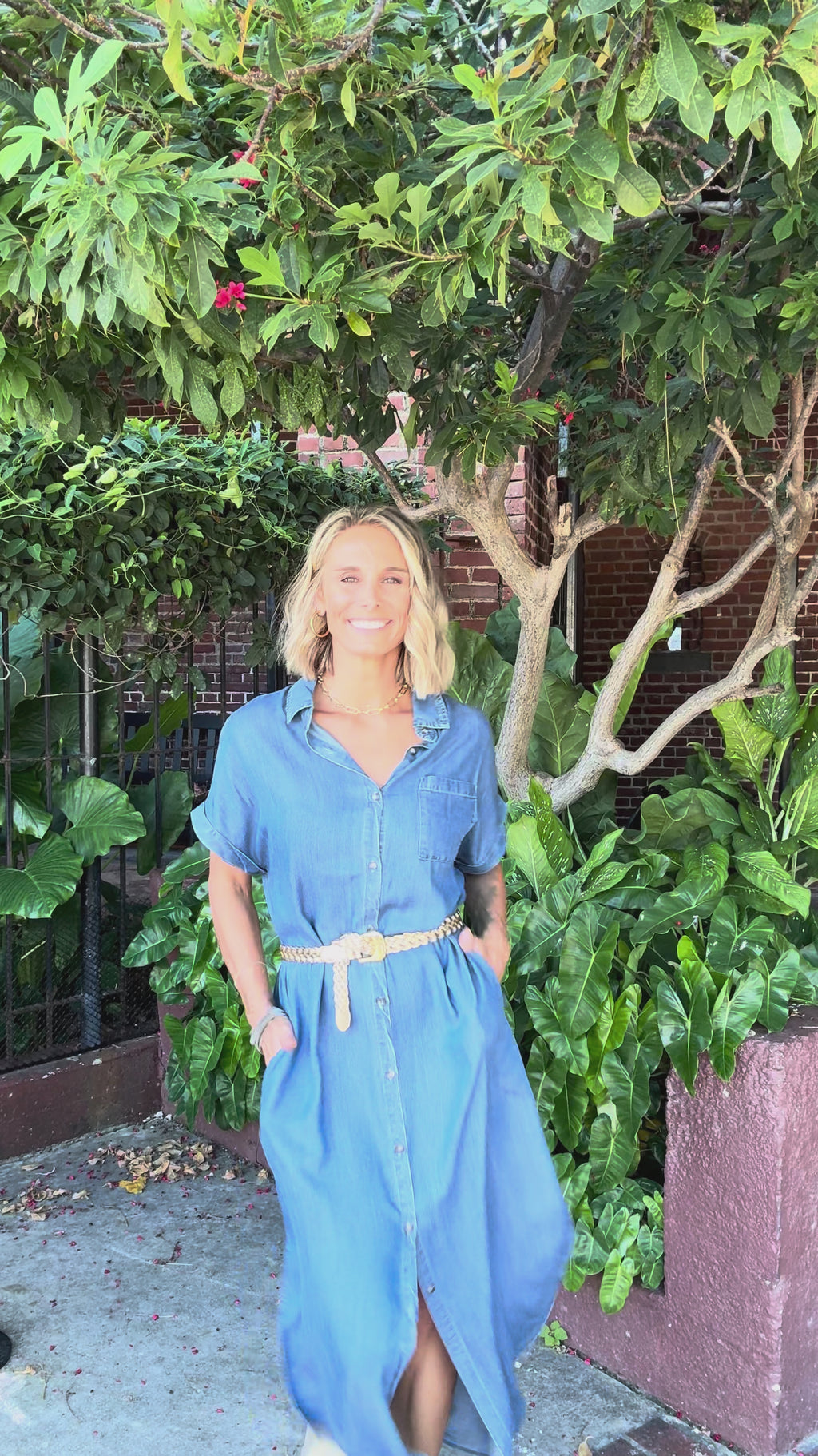 The Easy Does It Denim Maxi