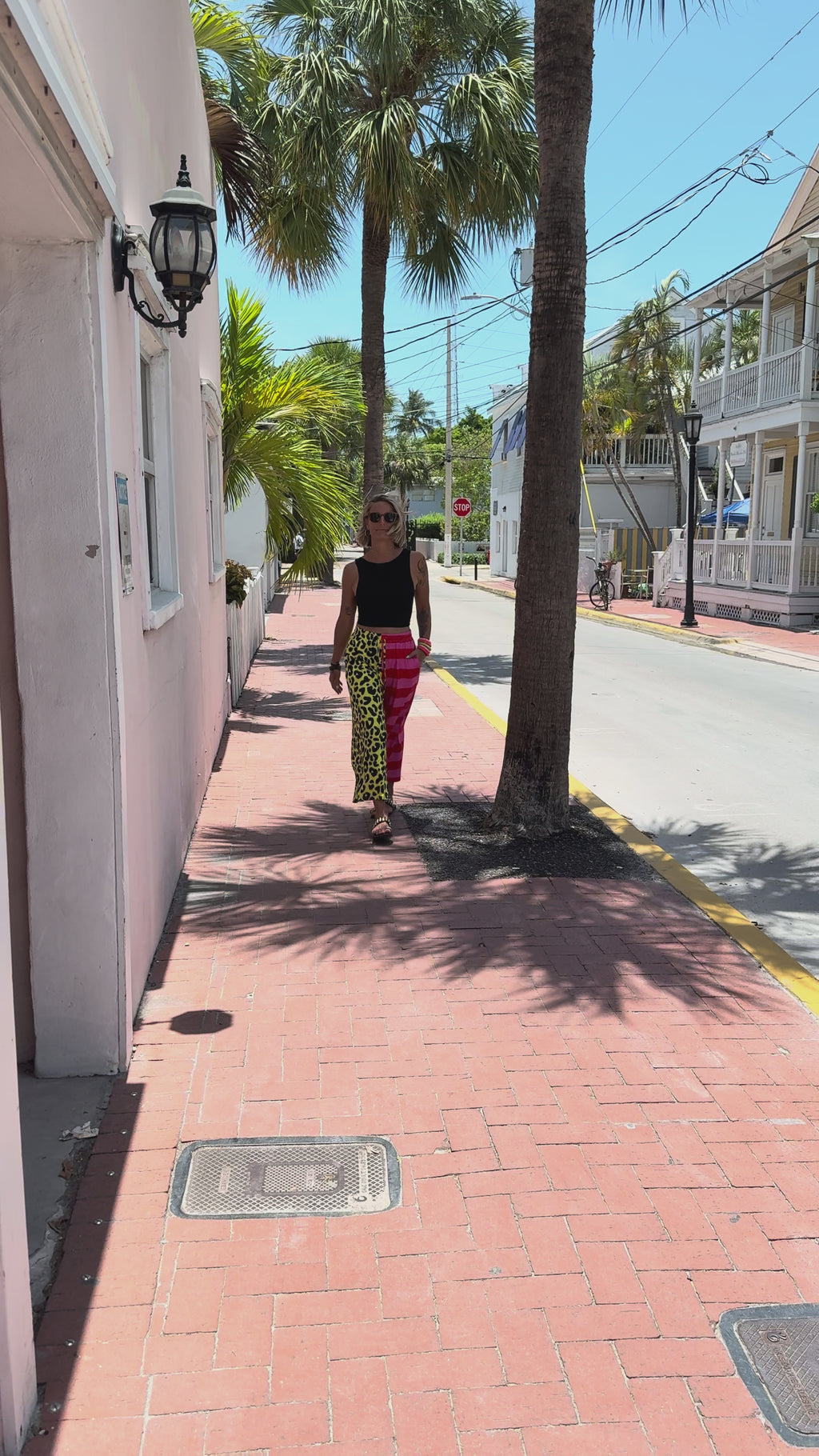 Neon Jungle Cropped Pants