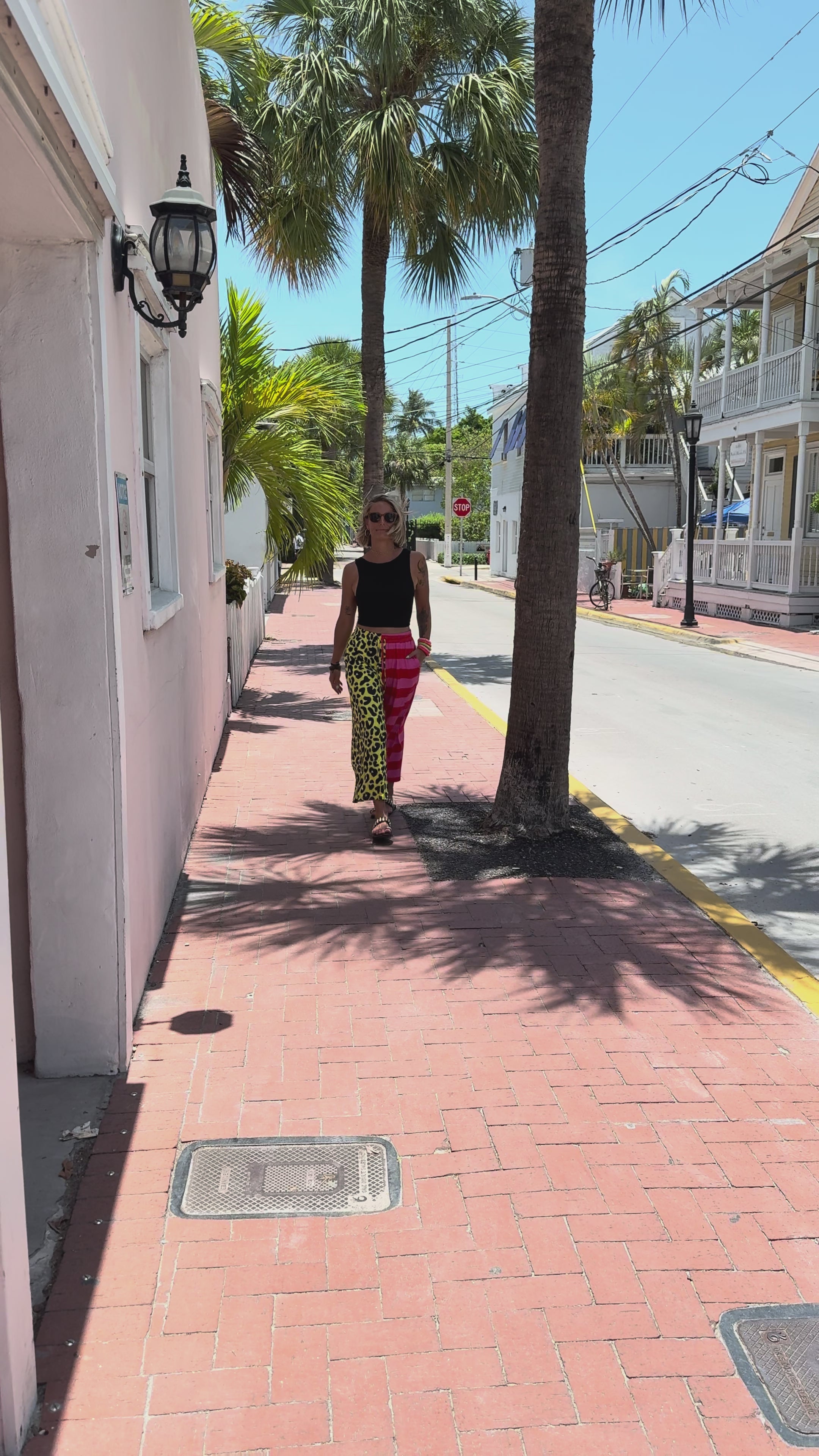 Neon Jungle Cropped Pants