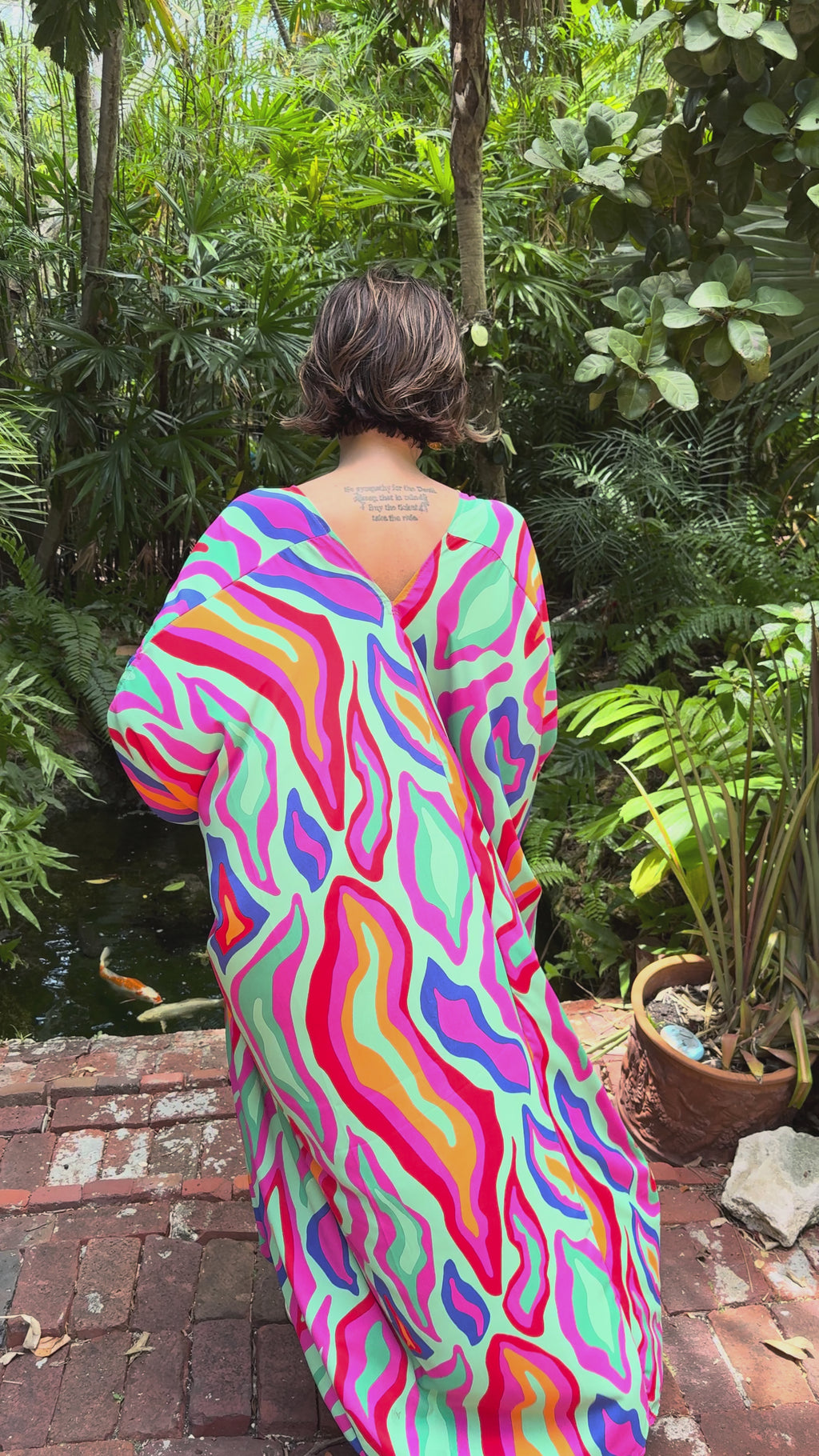 Disco Palms Caftan