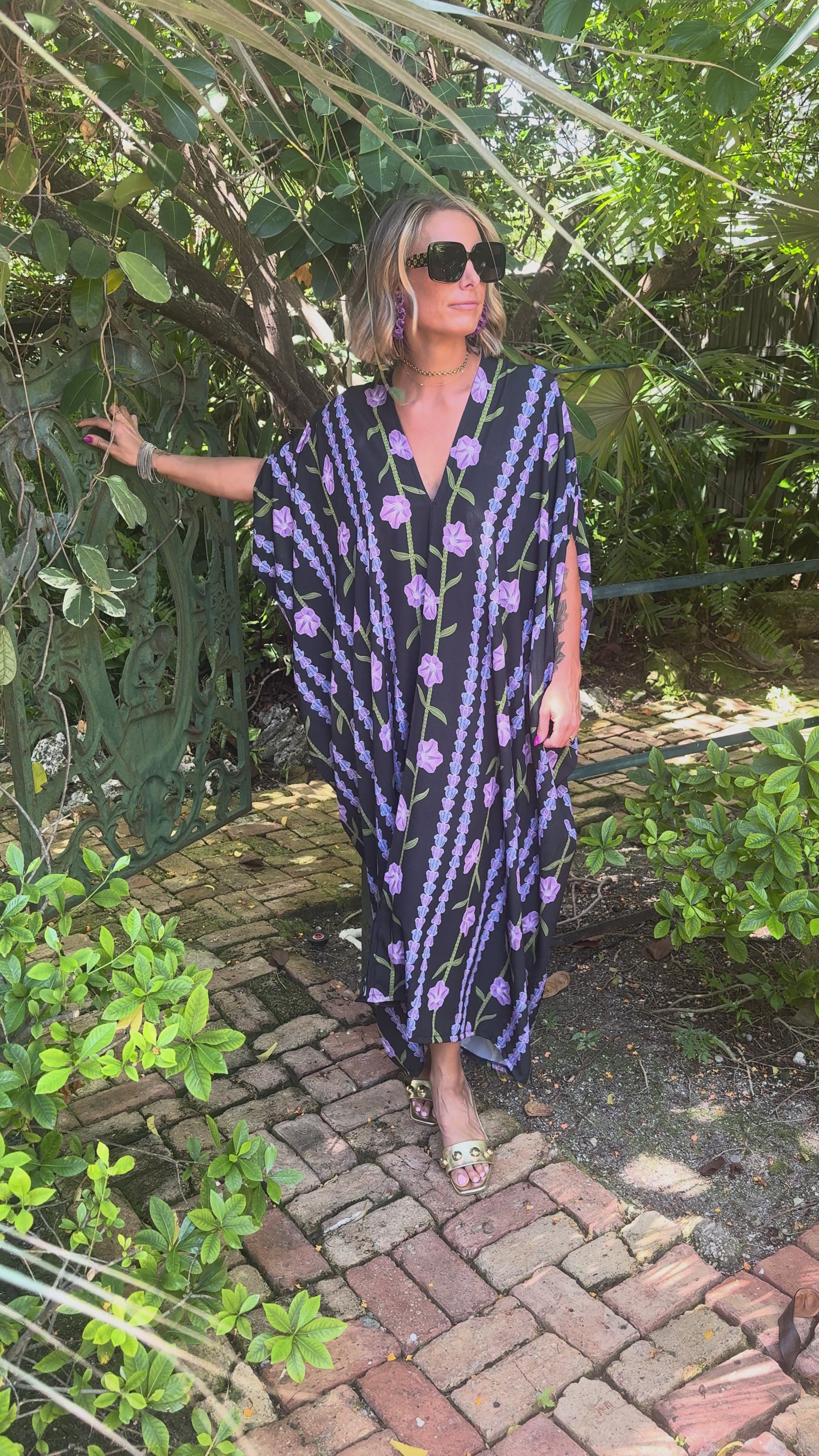 Moonlit Garden Kaftan