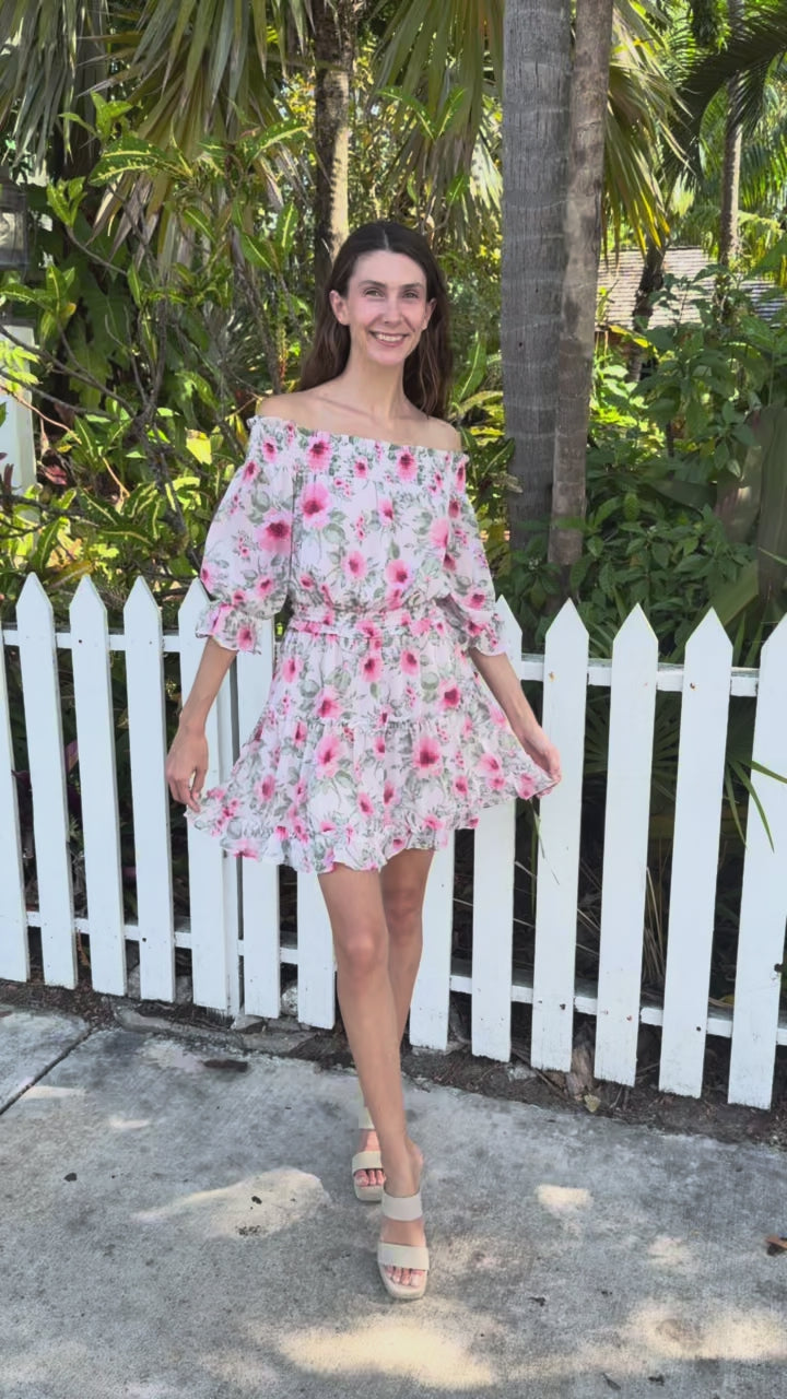The Rosy Mini Dress
