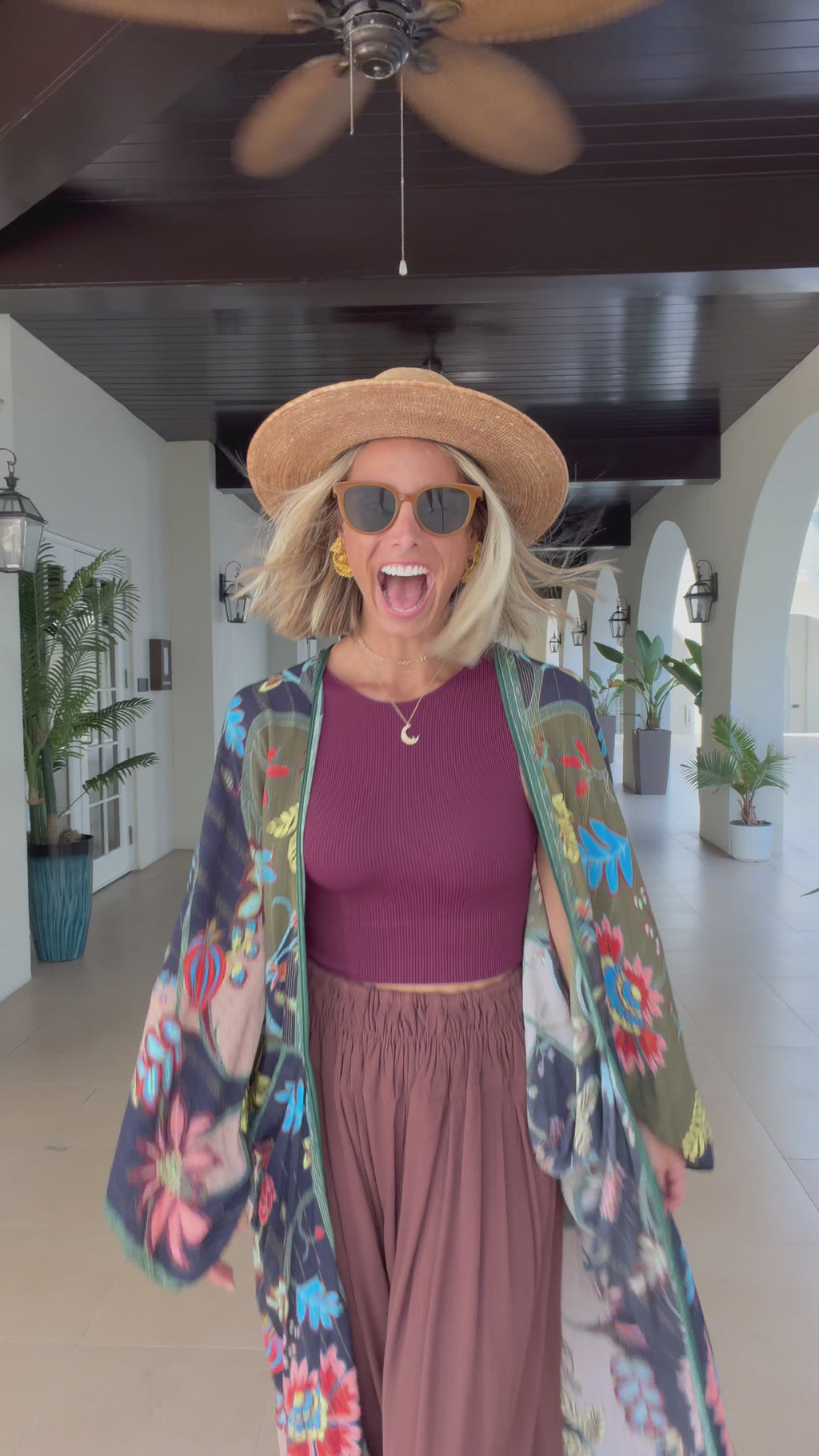 Wildflower Nights Kimono