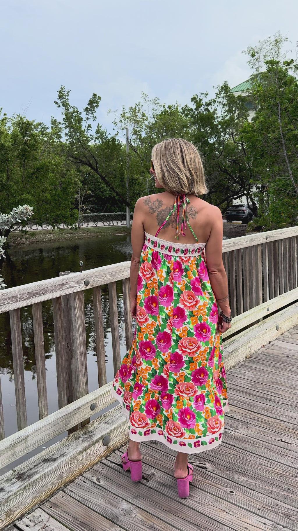Secret Garden Midi Dress