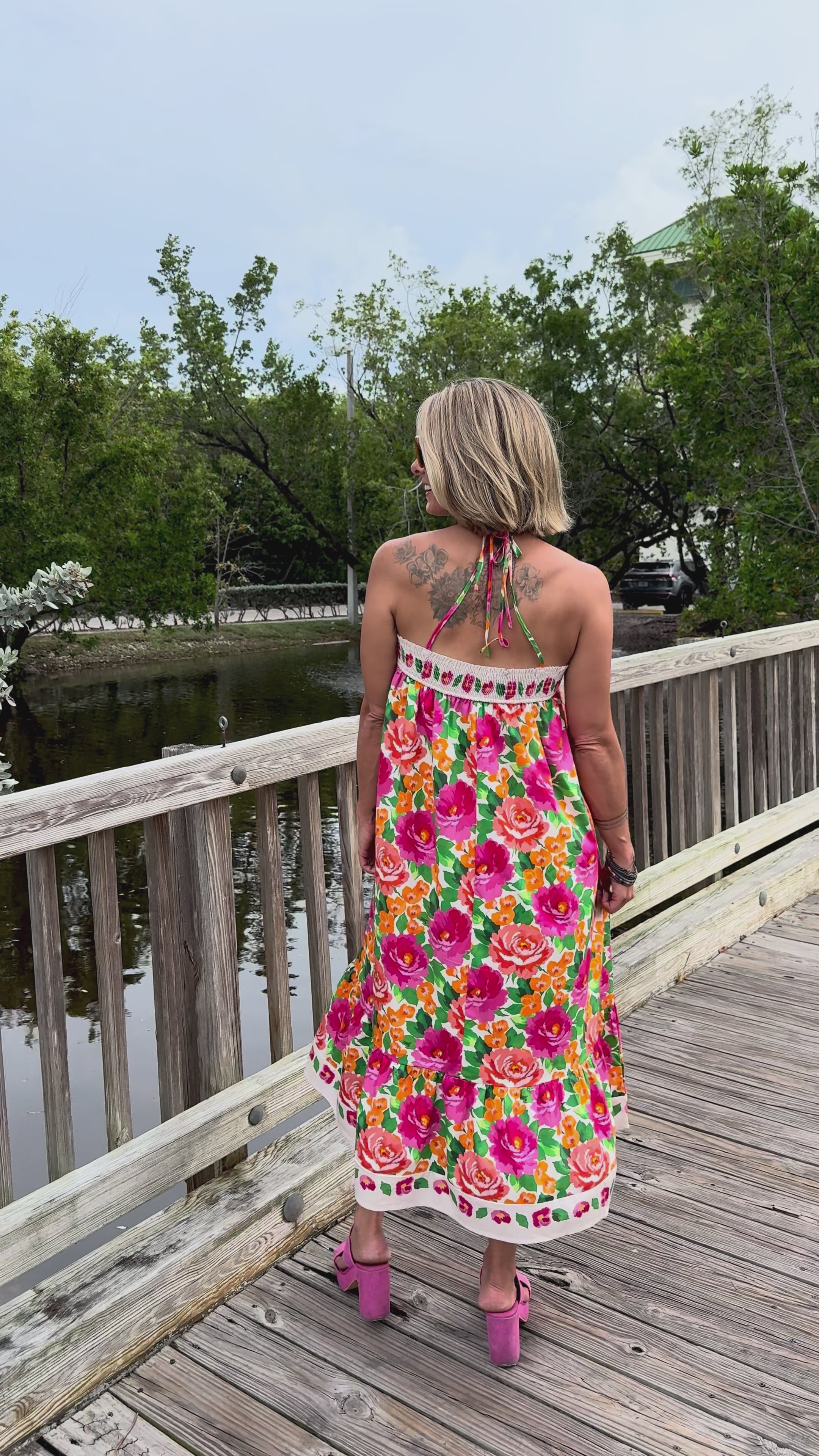 Secret Garden Midi Dress