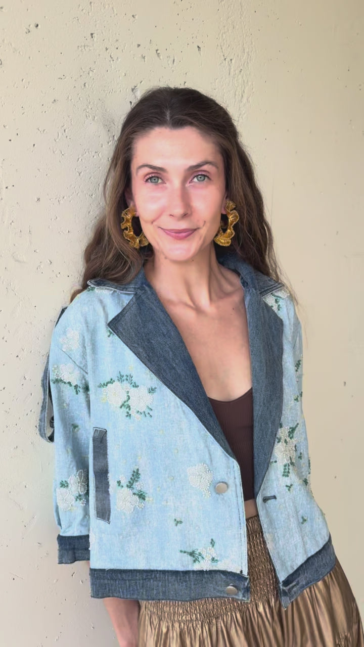 The In Bloom Denim Jacket