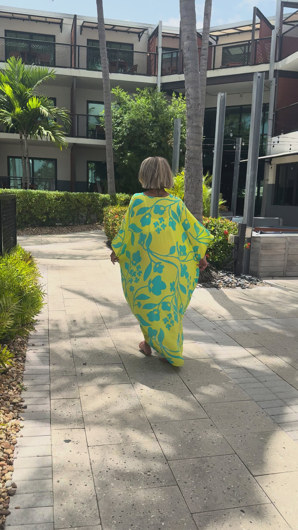 Sunlit Bloom Kaftan
