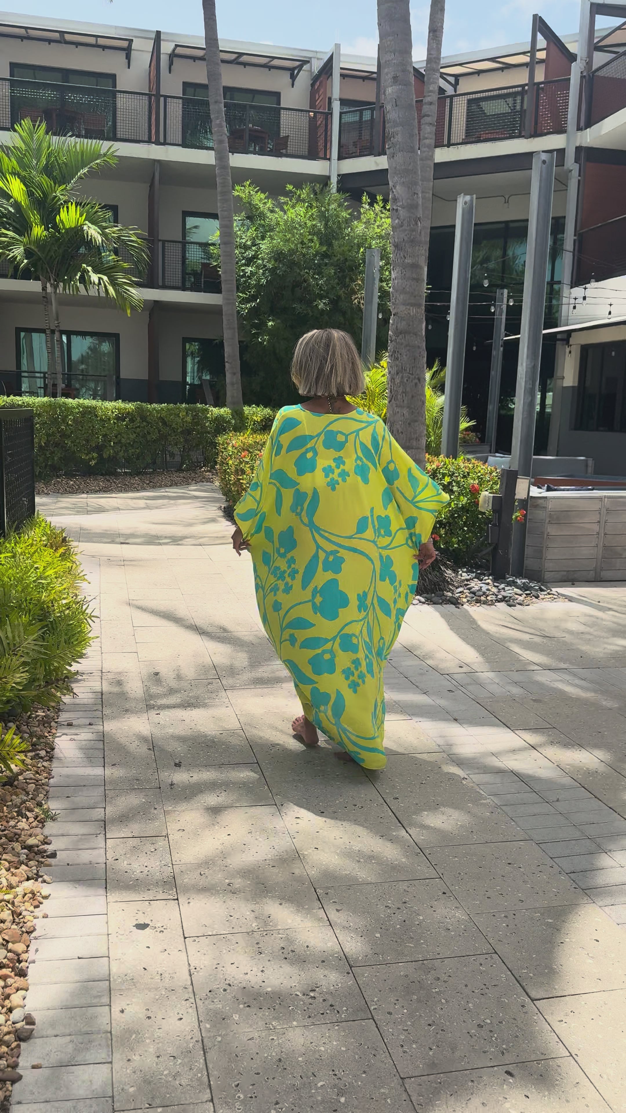 Sunlit Bloom Kaftan