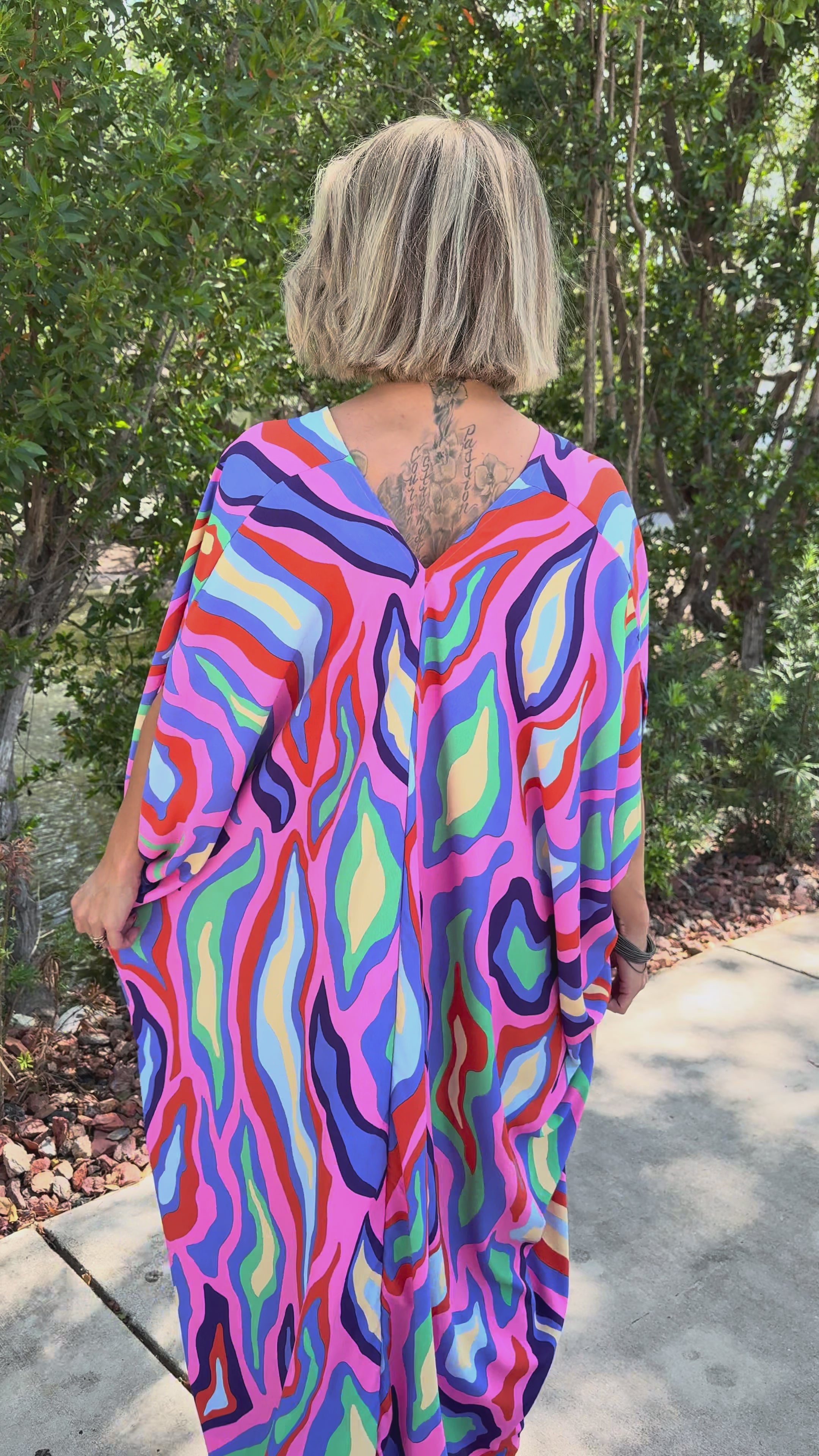 The Electric Sunset Caftan