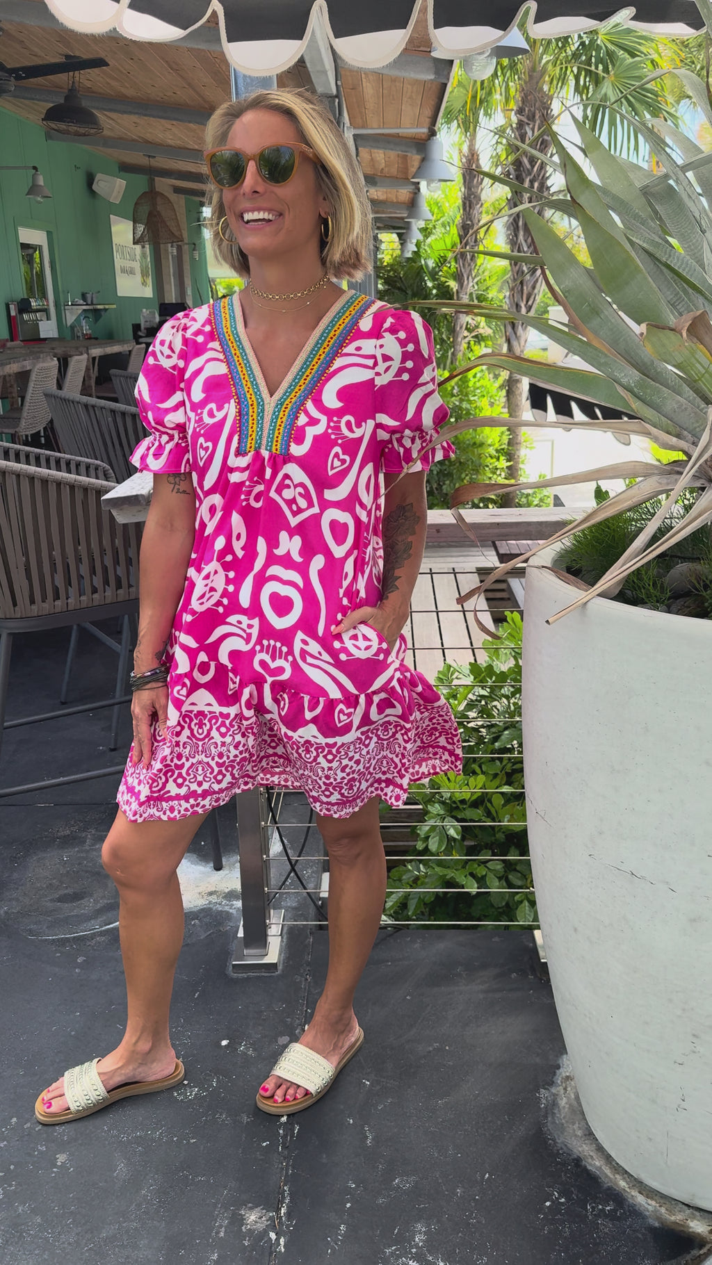 Pink Paradise Mini Dress