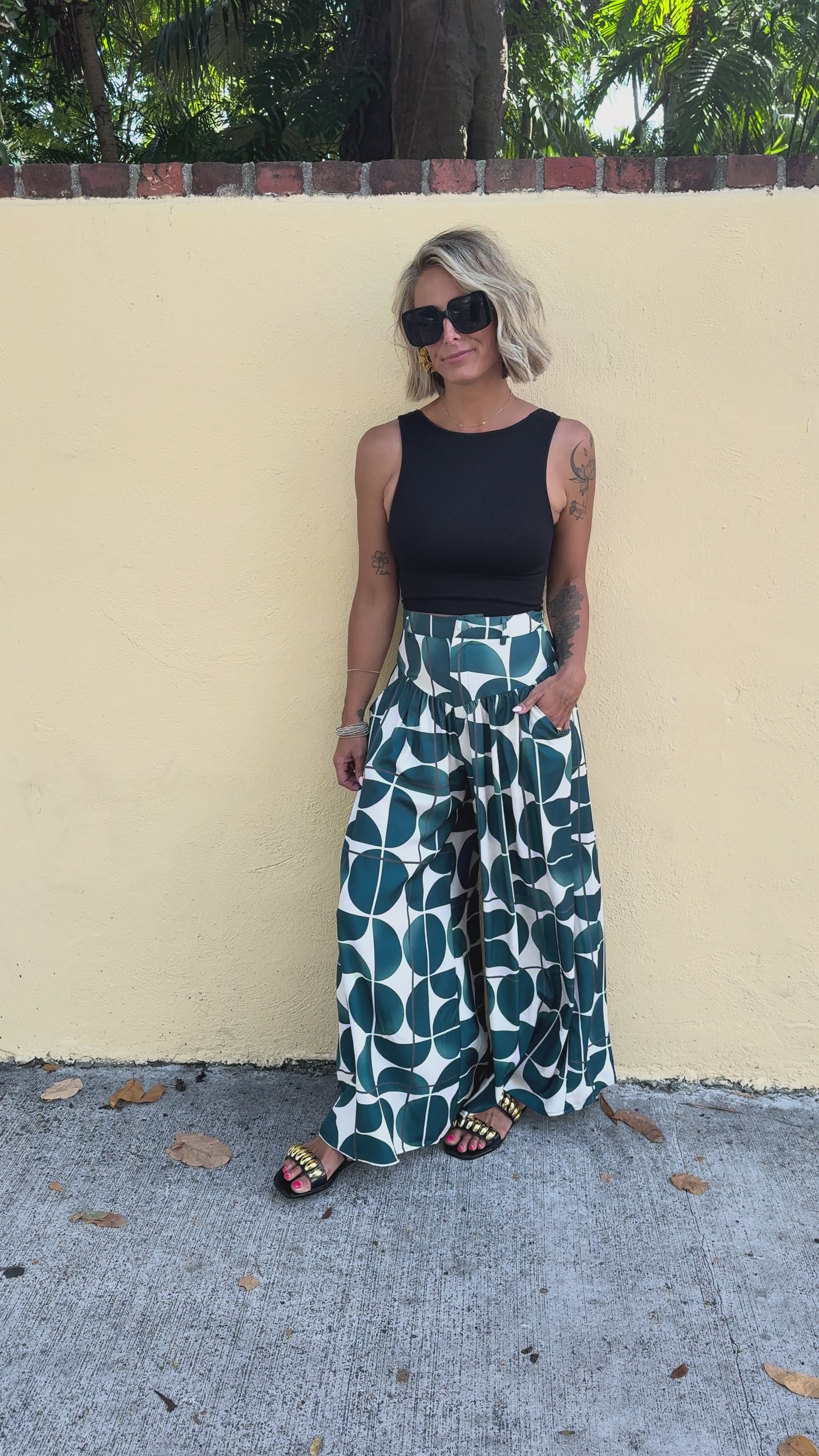 Santorini Palazzo Pants