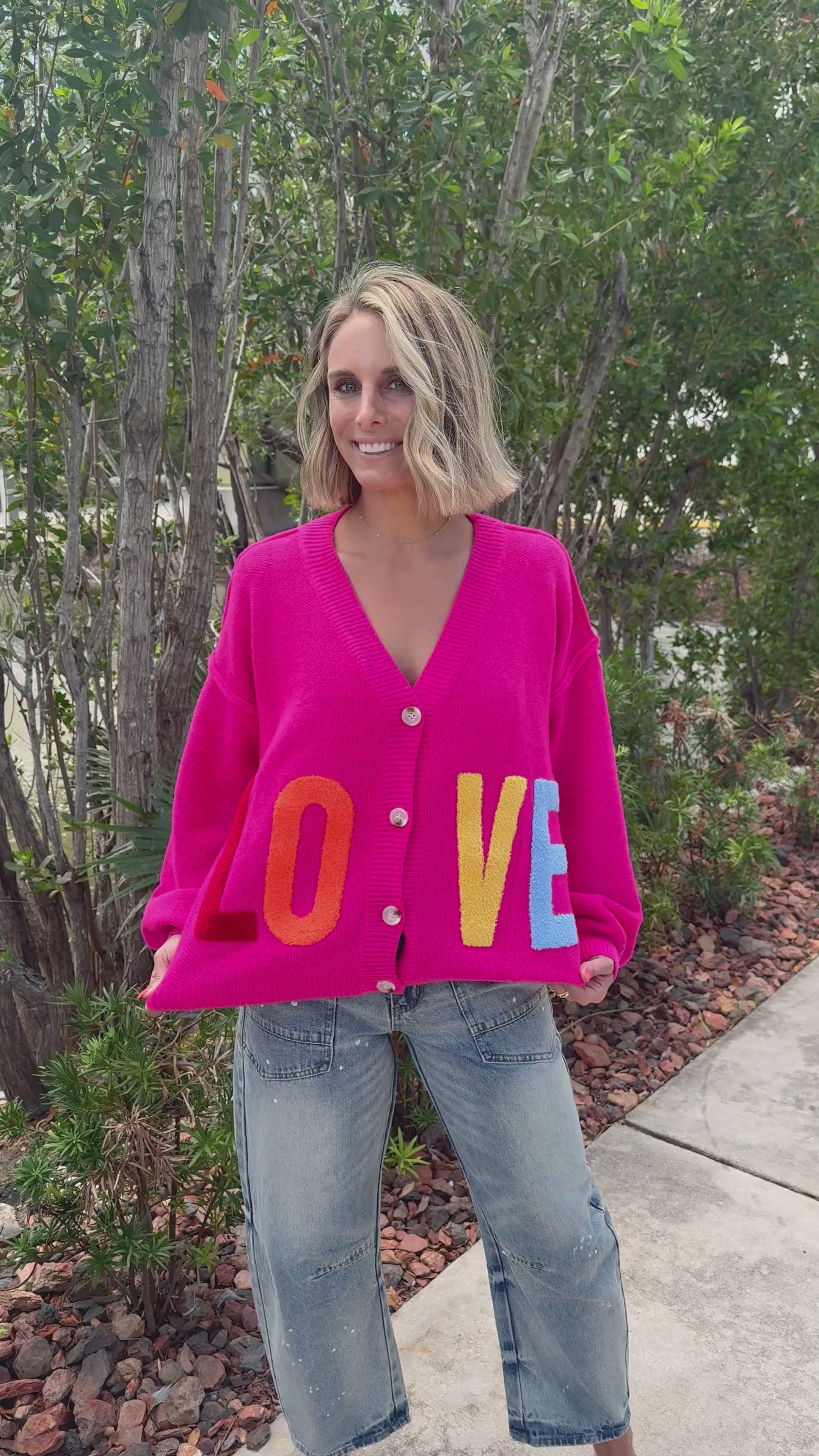 Electric love cardigan