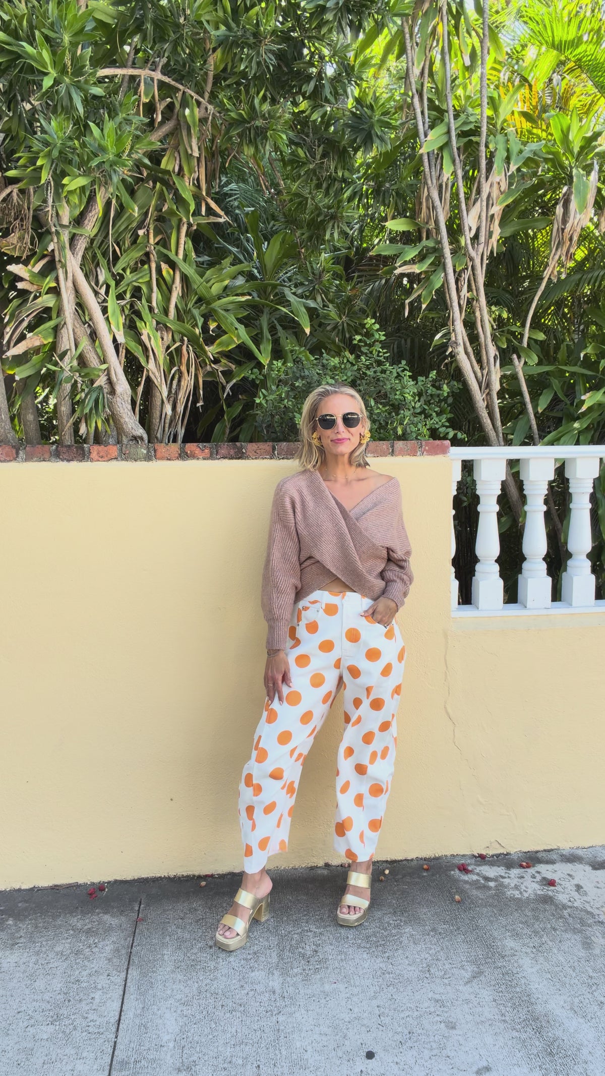 Dot Your Average Denim Pants