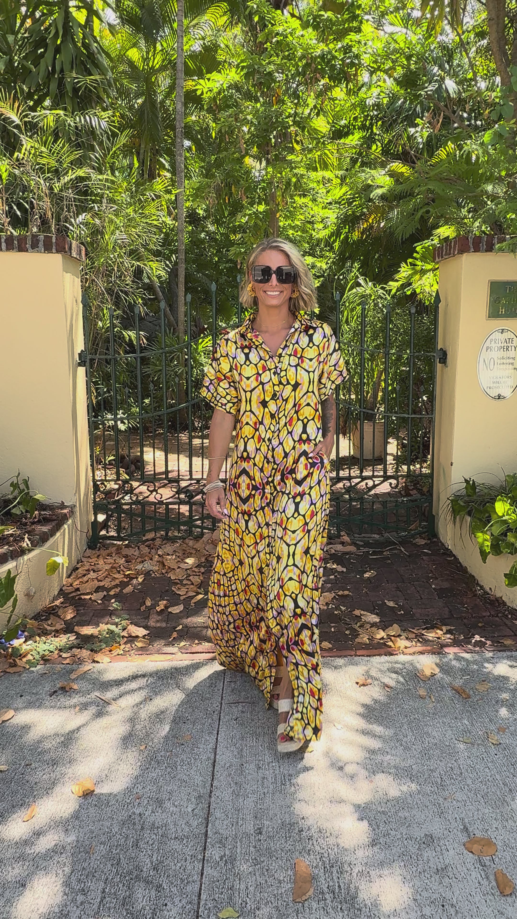 Sundrenched Silk Kaftan