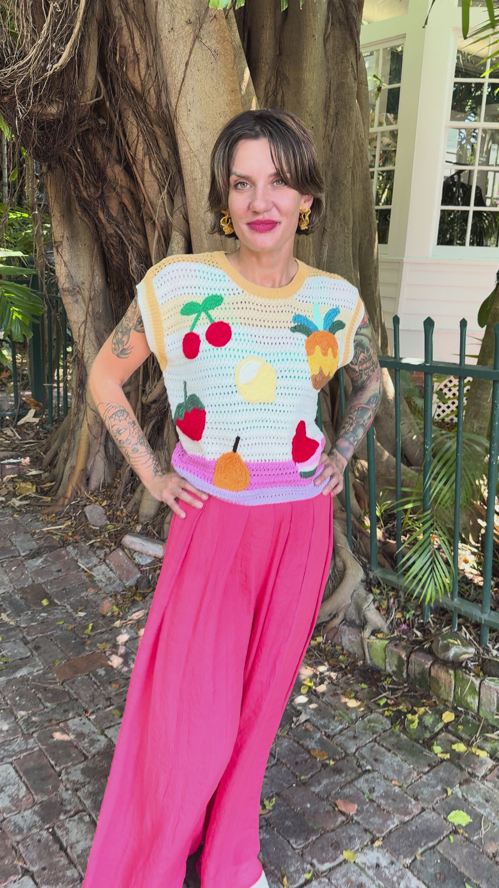 Tutti Frutti Crochet Top
